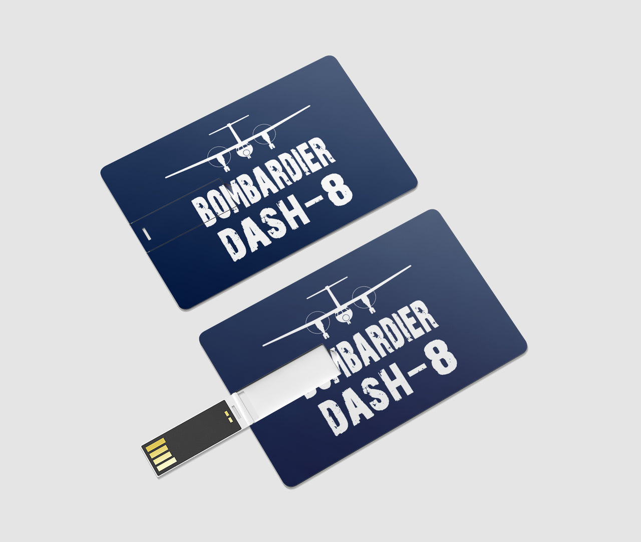 Bombardier Dash-8 & Plane Designed USB Cards