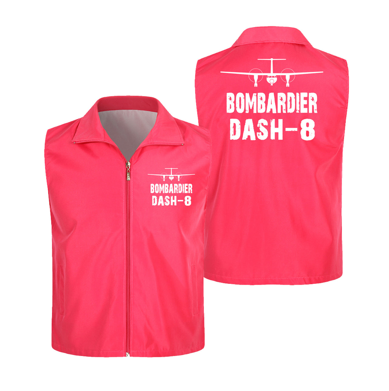 Bombardier Dash-8 & Plane Designed Thin Style Vests