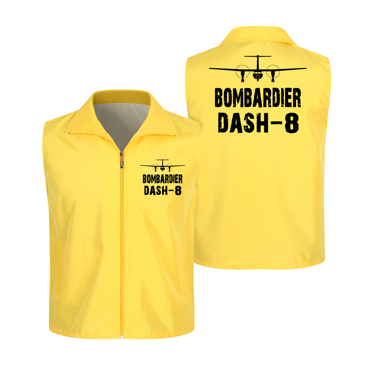 Bombardier Dash-8 & Plane Designed Thin Style Vests