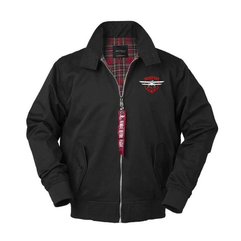 Born To Fly Designed Designed Vintage Style Jackets