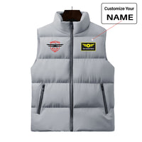 Thumbnail for Born To Fly Designed Designed Puffy Vests