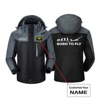 Thumbnail for Born To Fly Glider Designed Thick Winter Jackets