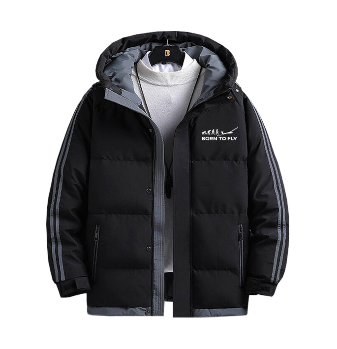 Born To Fly Glider Designed Thick Fashion Jackets