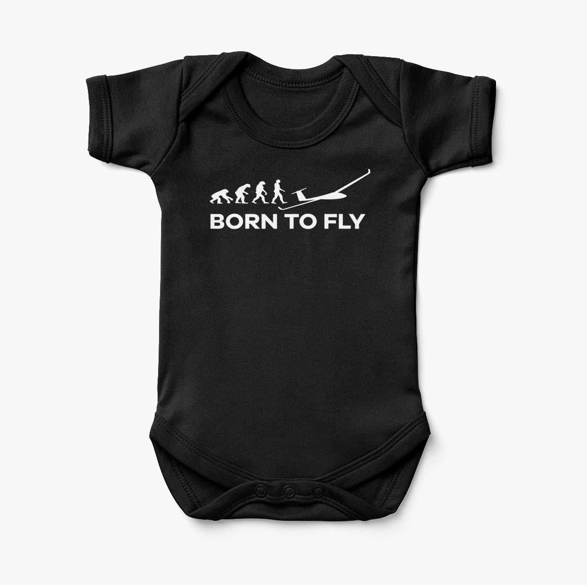 Born To Fly Glider Designed Baby Bodysuits