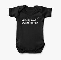 Thumbnail for Born To Fly Glider Designed Baby Bodysuits