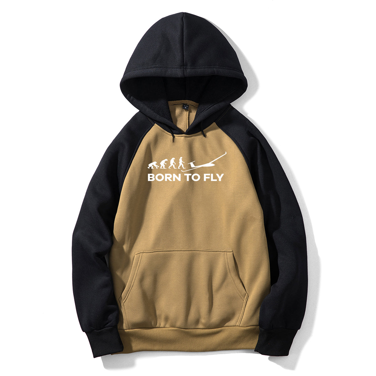 Born To Fly Glider Designed Colourful Hoodies