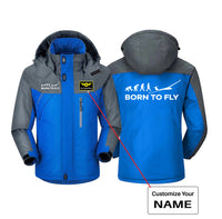 Thumbnail for Born To Fly Glider Designed Thick Winter Jackets