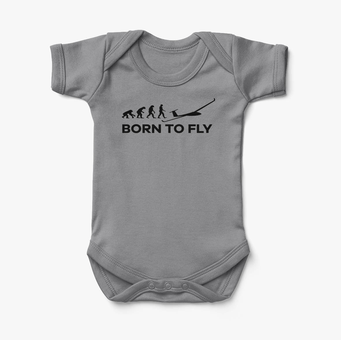 Born To Fly Glider Designed Baby Bodysuits