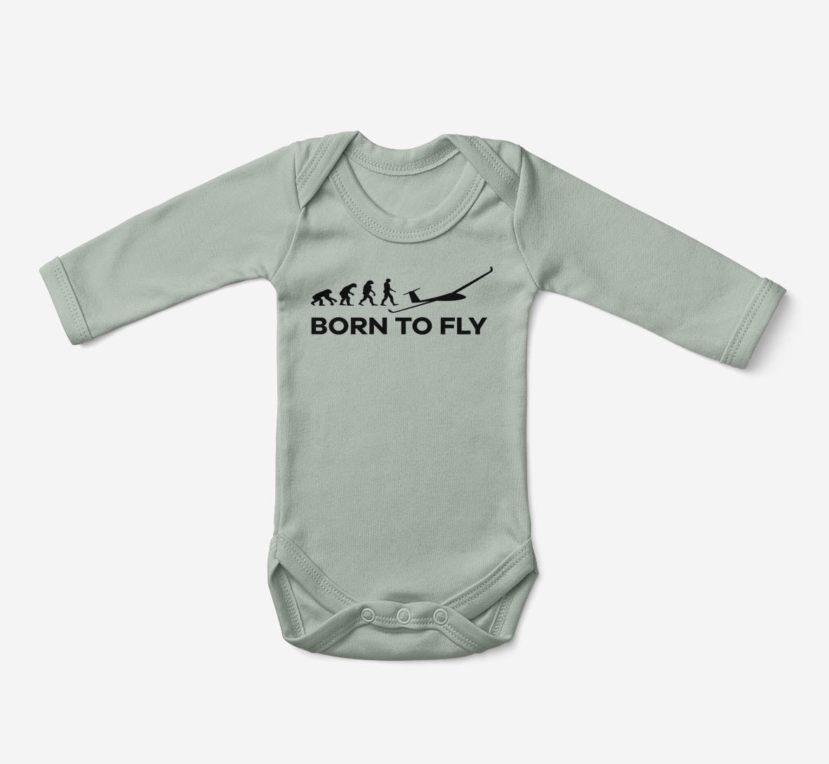 Born To Fly Glider Designed Baby Bodysuits