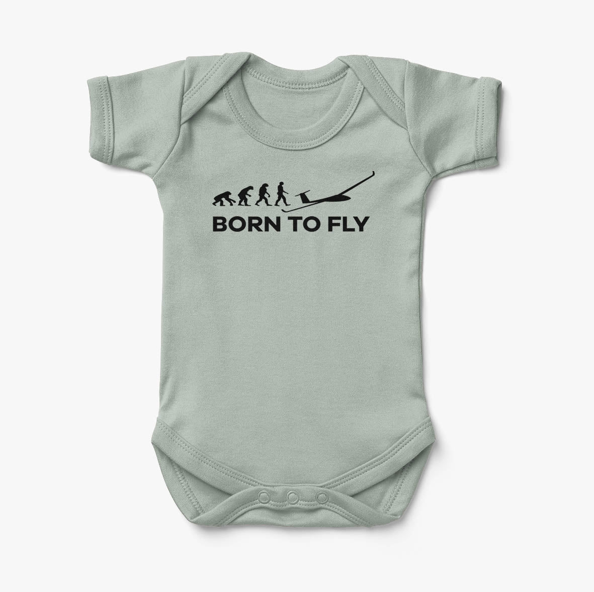 Born To Fly Glider Designed Baby Bodysuits