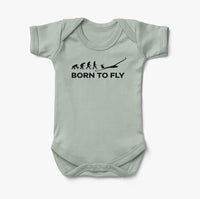 Thumbnail for Born To Fly Glider Designed Baby Bodysuits