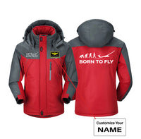 Thumbnail for Born To Fly Glider Designed Thick Winter Jackets