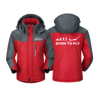 Thumbnail for Born To Fly Glider Designed Thick Winter Jackets