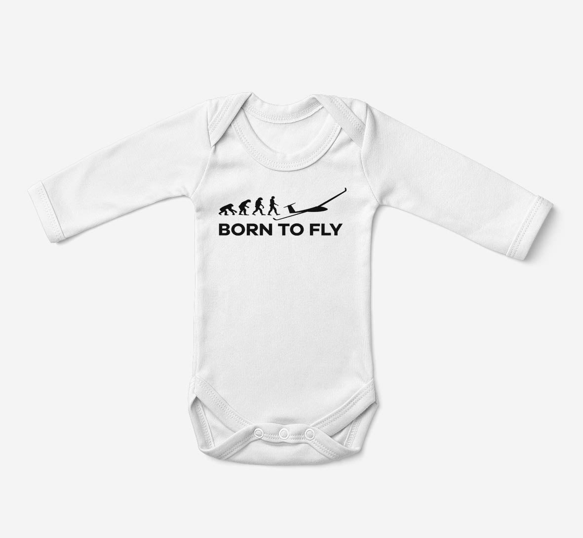 Born To Fly Glider Designed Baby Bodysuits