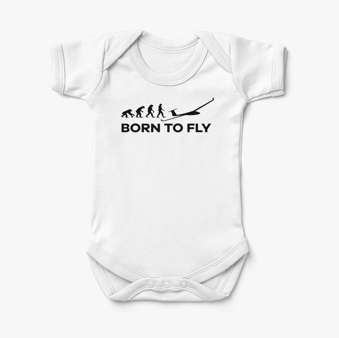 Born To Fly Glider Designed Baby Bodysuits