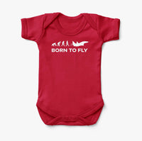 Thumbnail for Born To Fly Military Designed Baby Bodysuits