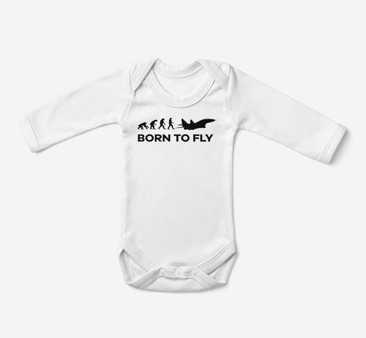 Born To Fly Military Designed Baby Bodysuits