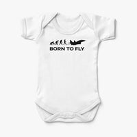 Thumbnail for Born To Fly Military Designed Baby Bodysuits