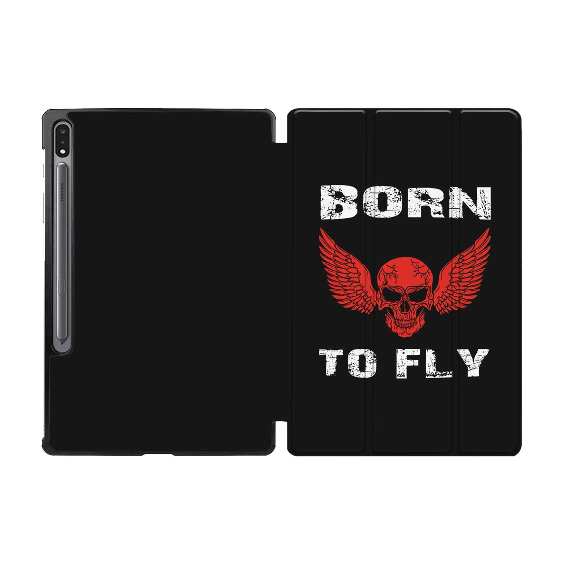 Born To Fly SKELETON Designed Samsung Tablet Cases