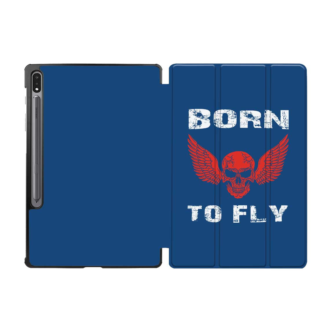 Born To Fly SKELETON Designed Samsung Tablet Cases