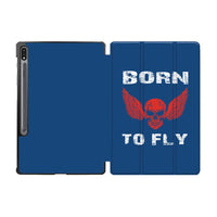 Thumbnail for Born To Fly SKELETON Designed Samsung Tablet Cases