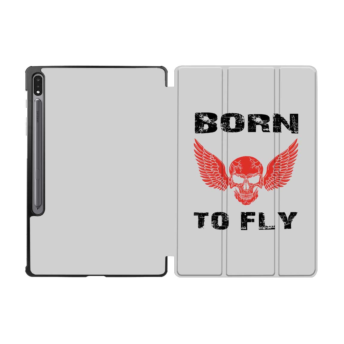 Born To Fly SKELETON Designed Samsung Tablet Cases