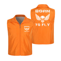 Thumbnail for Born To Fly SKELETON Designed Thin Style Vests