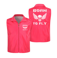 Thumbnail for Born To Fly SKELETON Designed Thin Style Vests