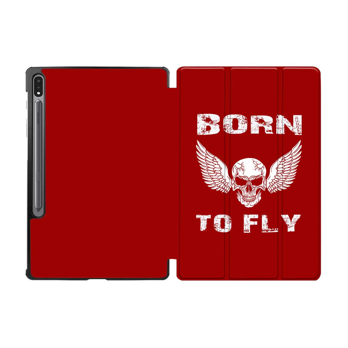 Born To Fly SKELETON Designed Samsung Tablet Cases