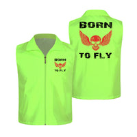 Thumbnail for Born To Fly SKELETON Designed Thin Style Vests