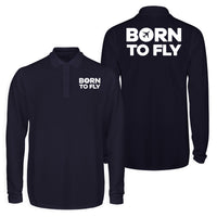 Thumbnail for Born To Fly Special Designed Long Sleeve Polo T-Shirts (Double-Side)