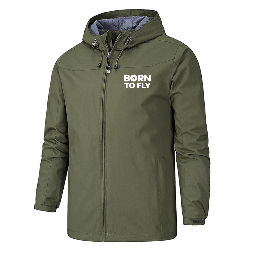 Born To Fly Special Designed Rain Jackets & Windbreakers