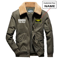 Thumbnail for Born To Fly Special Designed Thick Bomber Jackets