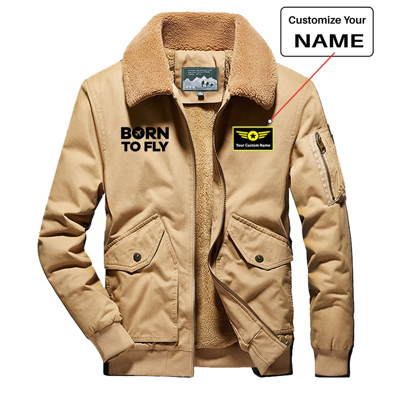 Born To Fly Special Designed Thick Bomber Jackets