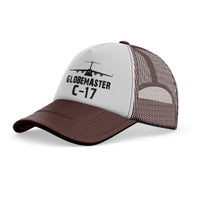 Thumbnail for GlobeMaster C-17 & Plane Designed Trucker Caps & Hats