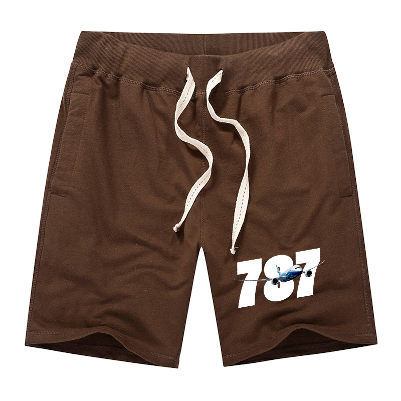 Super Boeing 787 Designed Cotton Shorts