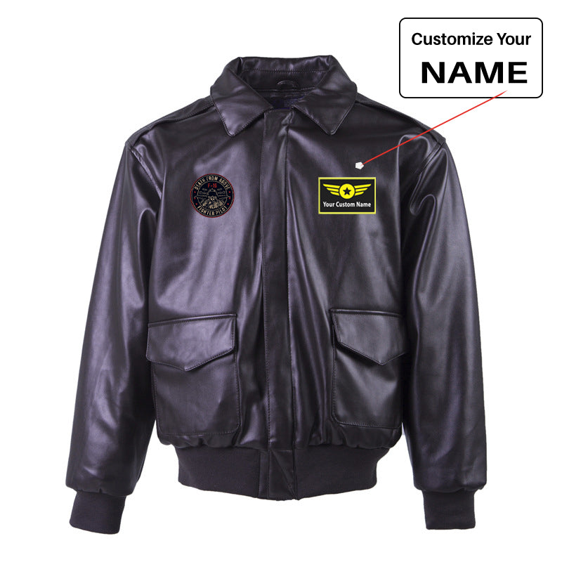 Fighting Falcon F16 - Death From Above Designed Leather Bomber Jackets (NO Fur)