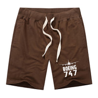 Thumbnail for Boeing 747 & Plane Designed Cotton Shorts