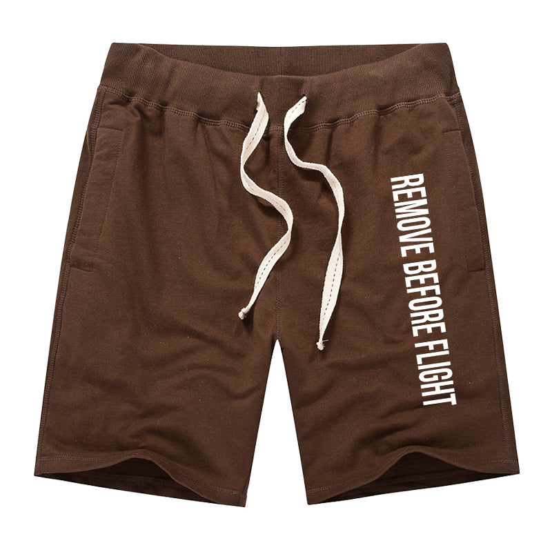 Remove Before Flight 2 Designed Cotton Shorts