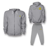 Thumbnail for CPT & 4 Lines Designed Zipped Hoodies & Sweatpants Set