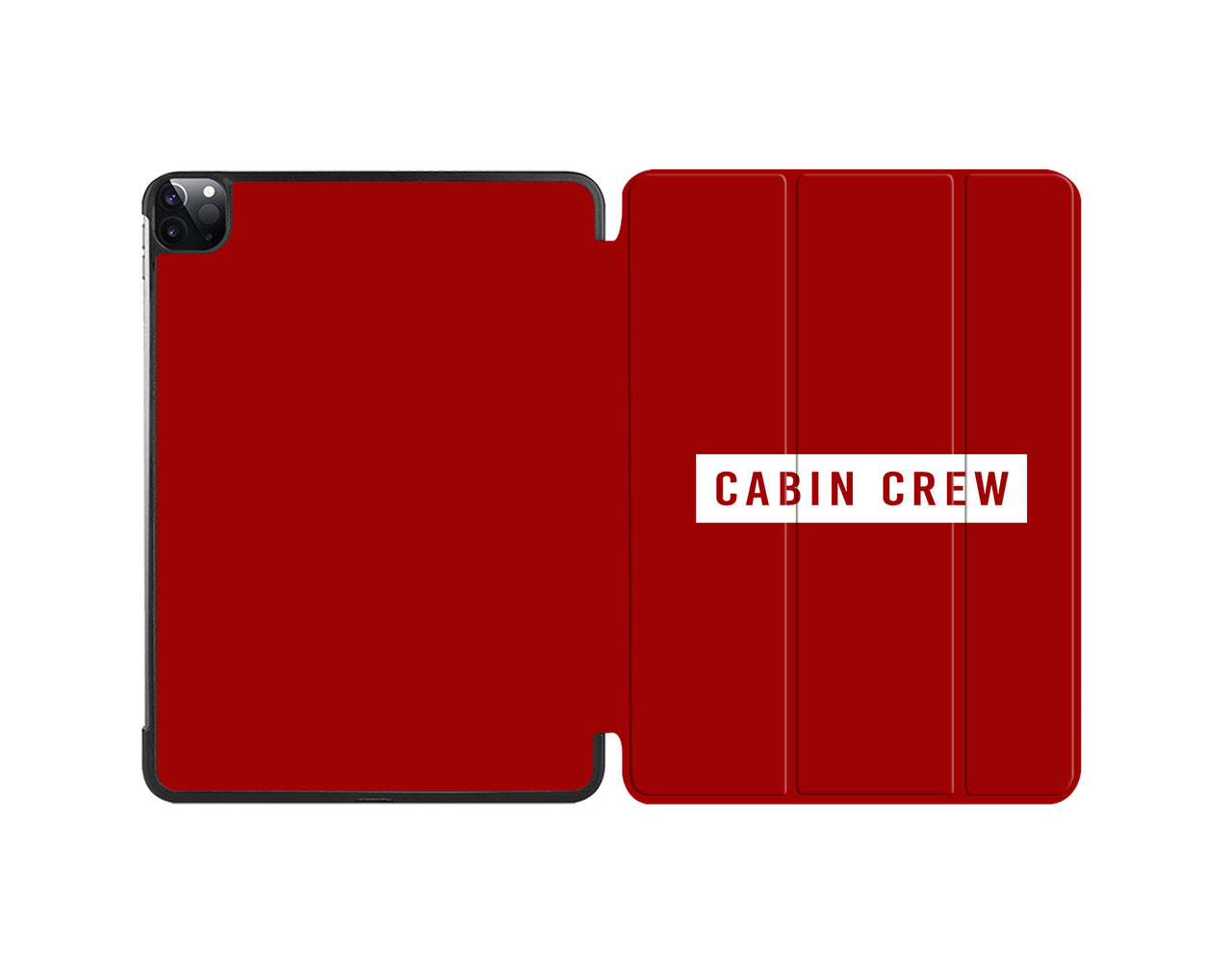 Cabin Crew Text Designed Designed iPad Cases