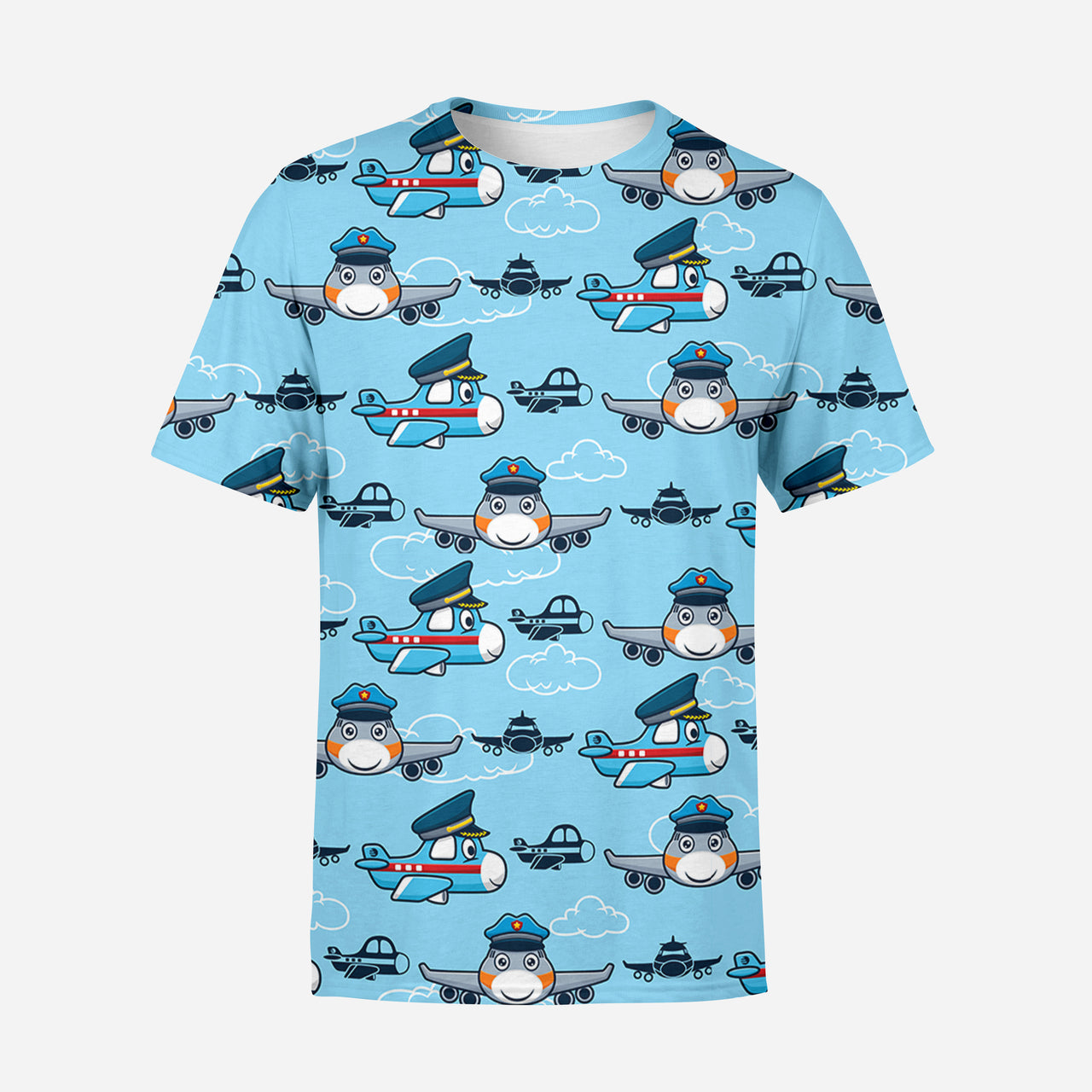 Cartoon & Funny Airplanes Designed 3D T-Shirts