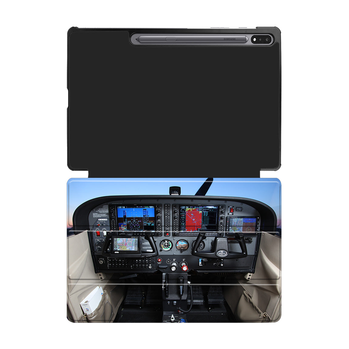 Cessna 172 Cockpit Designed Samsung Tablet Cases