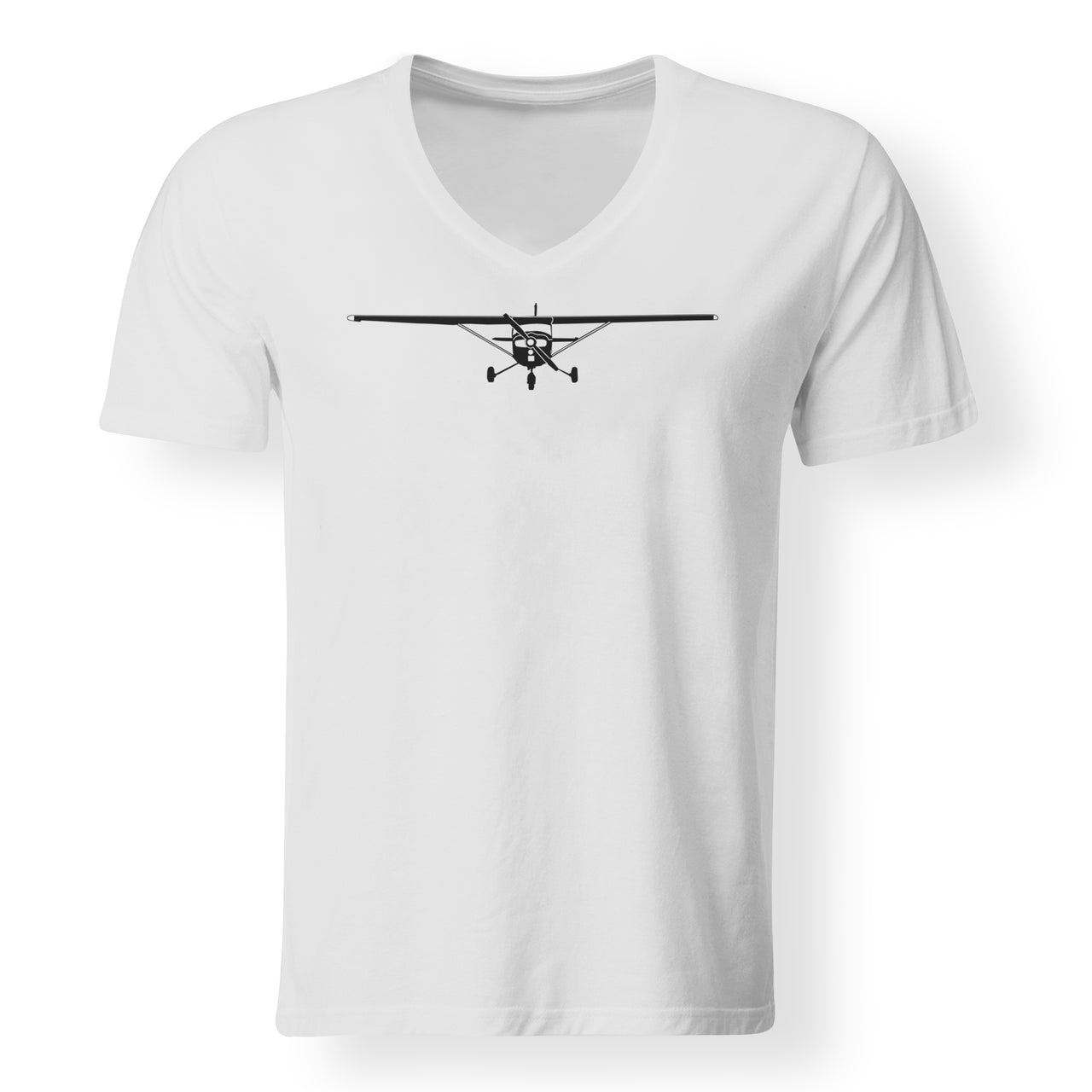 Cessna 172 Silhouette Designed V-Neck T-Shirts – Aviation Shop