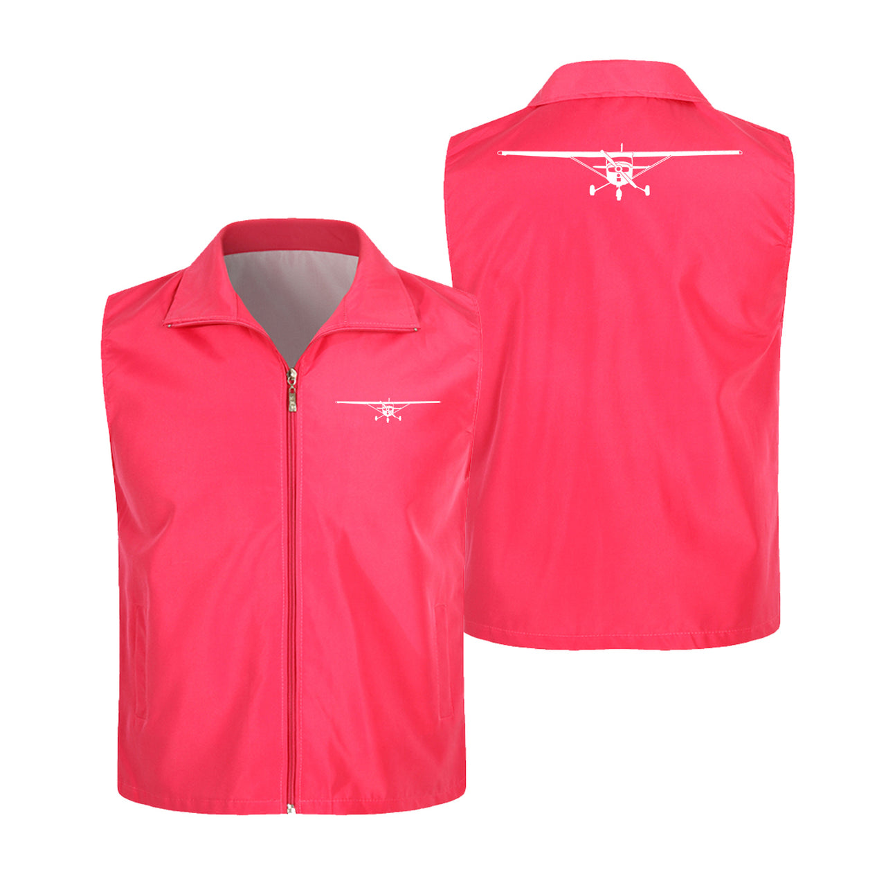 Cessna 172 Silhouette Designed Thin Style Vests