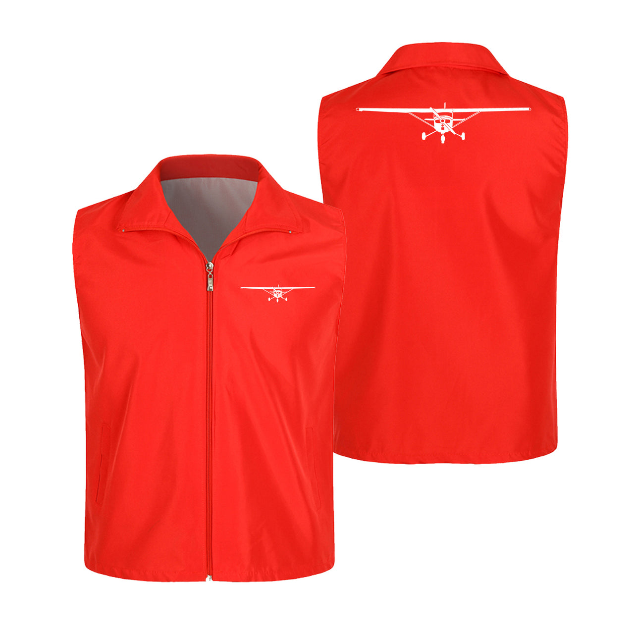 Cessna 172 Silhouette Designed Thin Style Vests