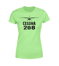 Thumbnail for Cessna 208 & Plane Designed Women T-Shirts