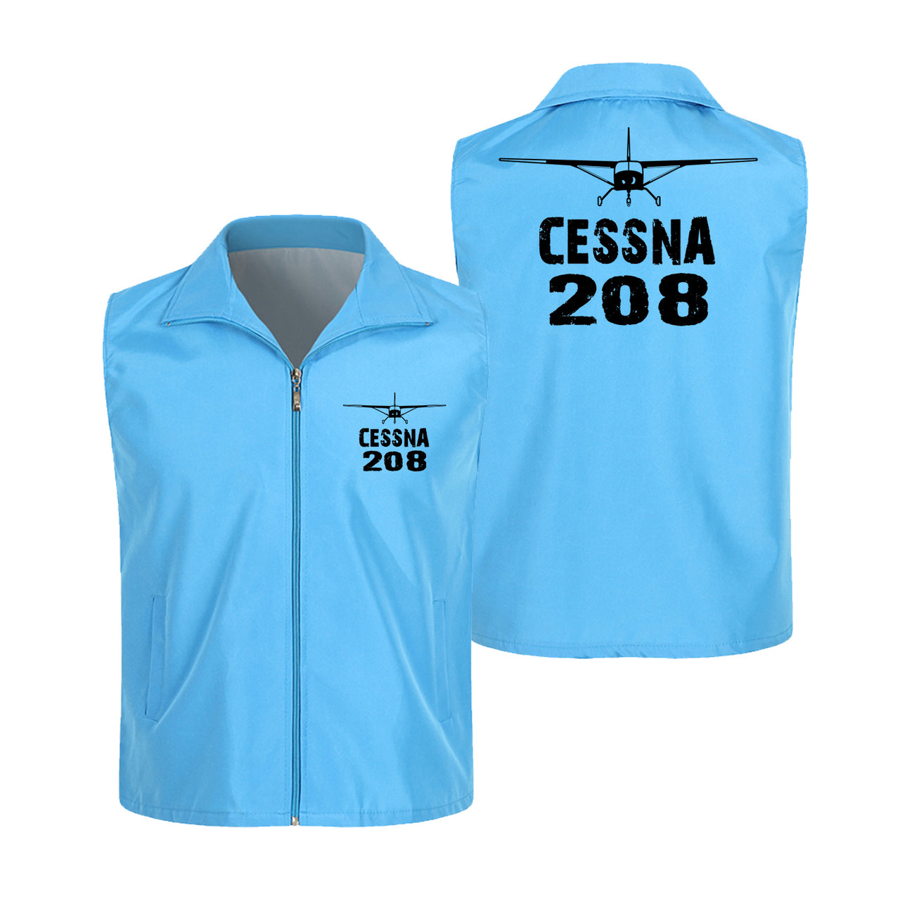 Cessna 208 & Plane Designed Thin Style Vests