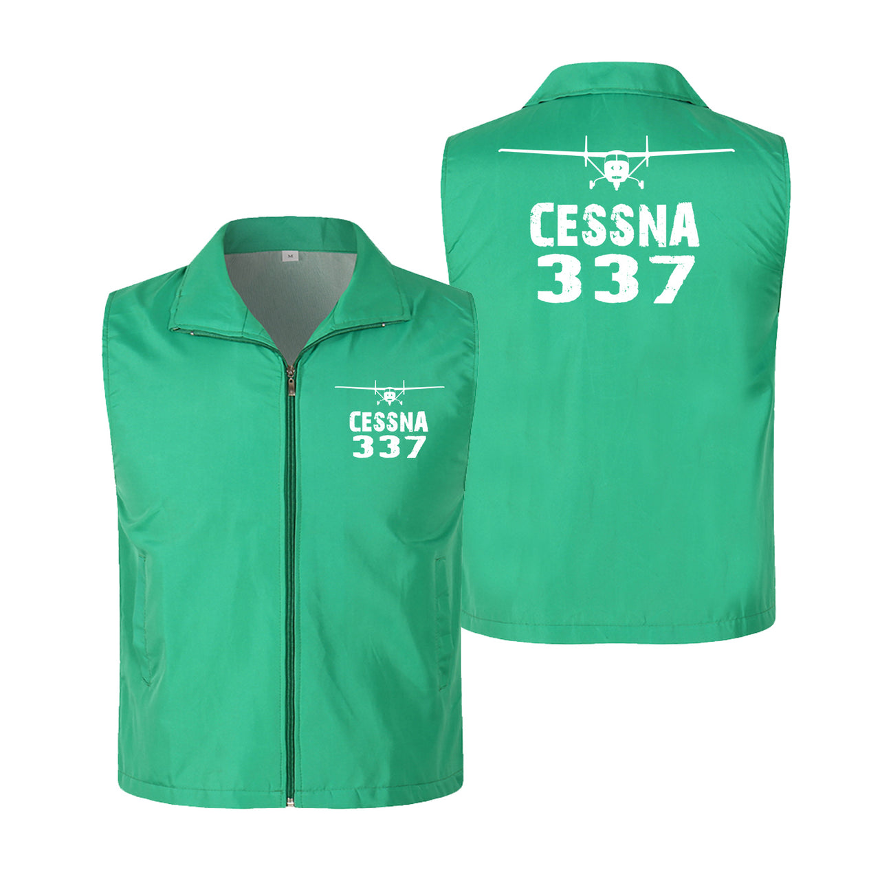 Cessna 337 & Plane Designed Thin Style Vests