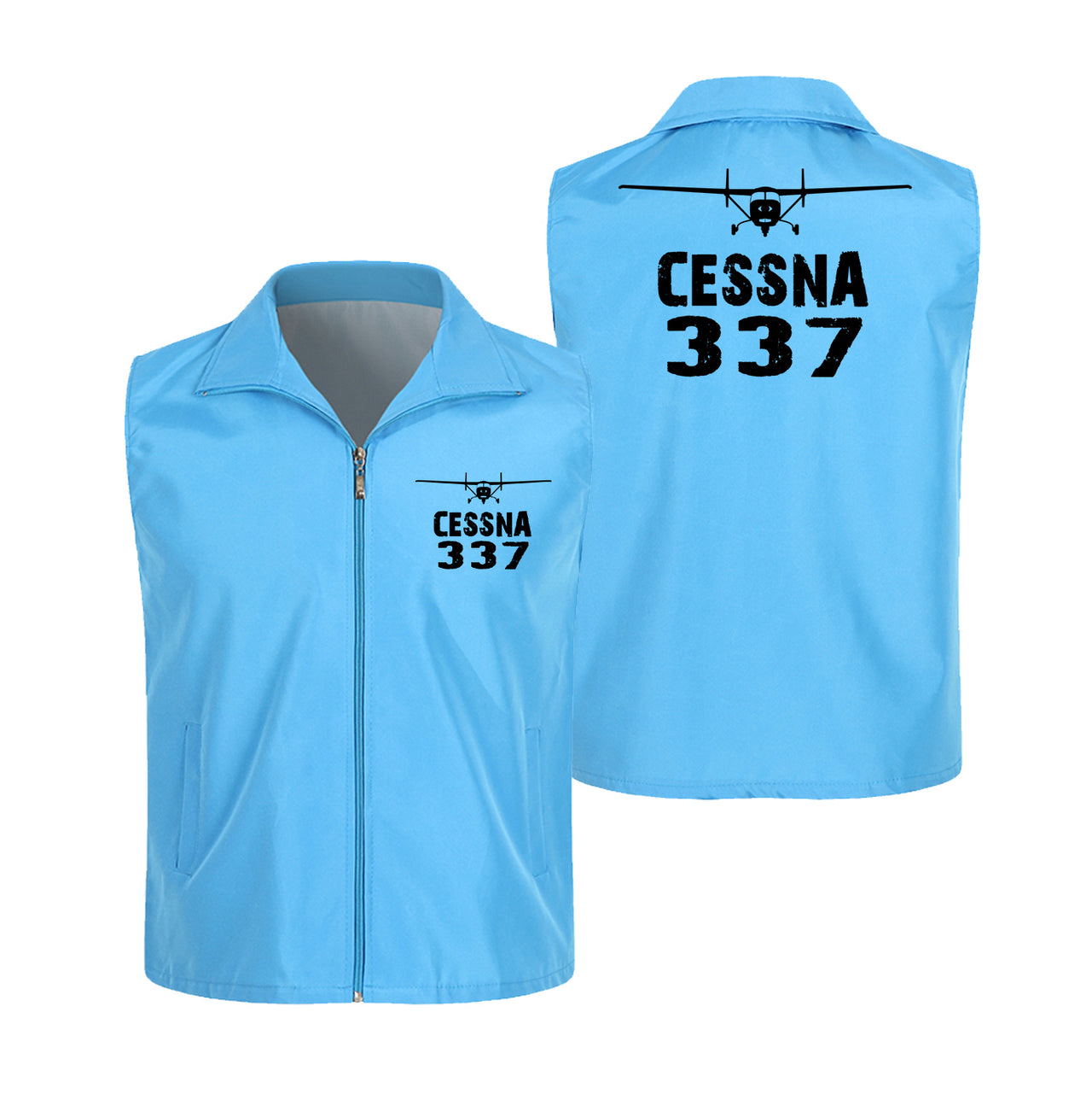 Cessna 337 & Plane Designed Thin Style Vests